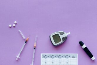 Dexcom continuous glucose monitor sensor showing real-time glucose data readout