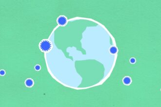 Global disease surveillance network with federated architecture connecting health institutions across regions