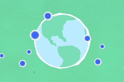 Global disease surveillance network with federated architecture connecting health institutions across regions