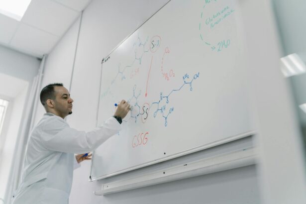 Diagram showing neurotransmitter chemical signaling between brain cells