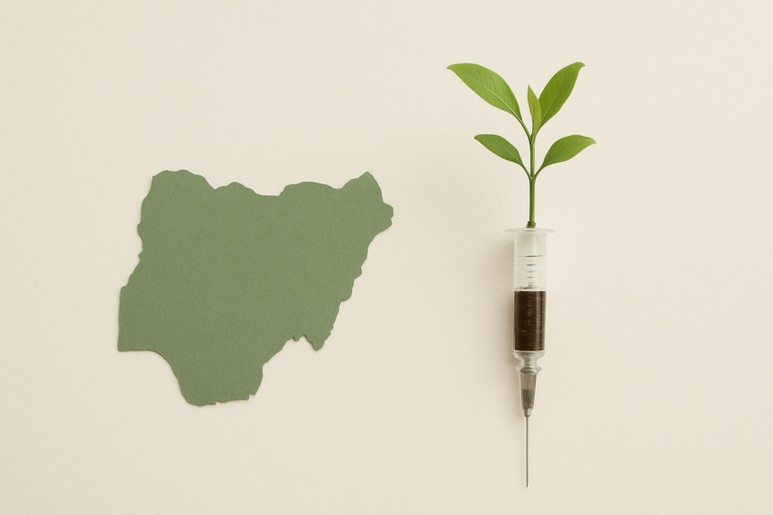 Healthcare workers in Nigeria providing primary care services