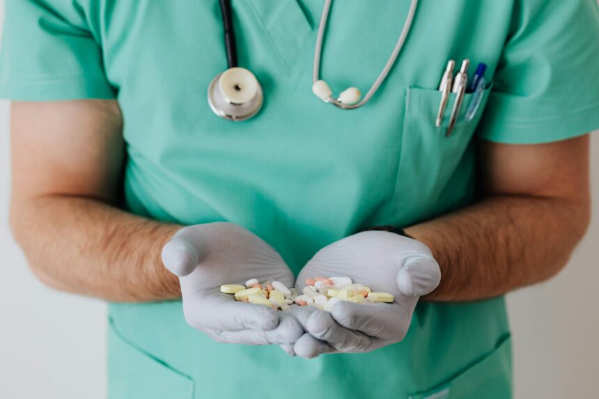 Medical chart showing paracetamol poisoning statistics and outcomes data