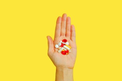 TrumpRx generic drug partnership announcement with Amazon Pharmacy and GoodRx logos