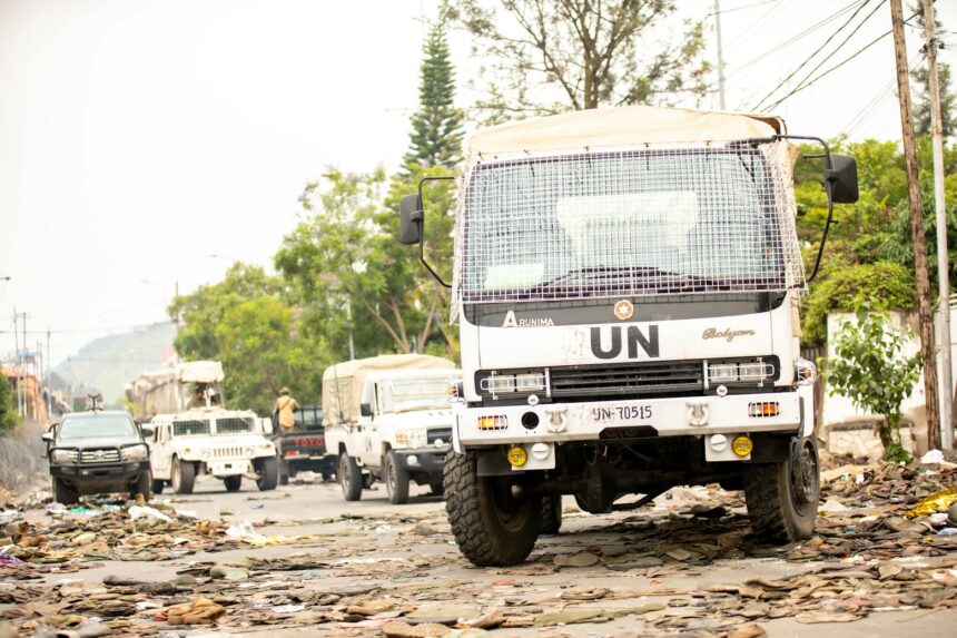 UN medical personnel deploying emergency supplies for Ebola response in Democratic Republic of Congo