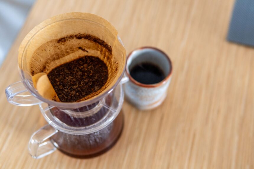 Comparative chart showing cafestol content in boiled, French press, espresso, and filtered coffee brewing methods