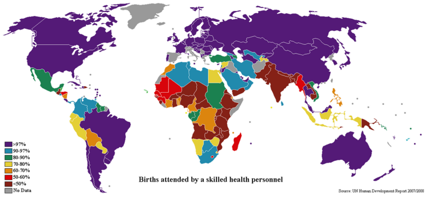 Infographic showing the gap between migration health policies and data collection systems globally