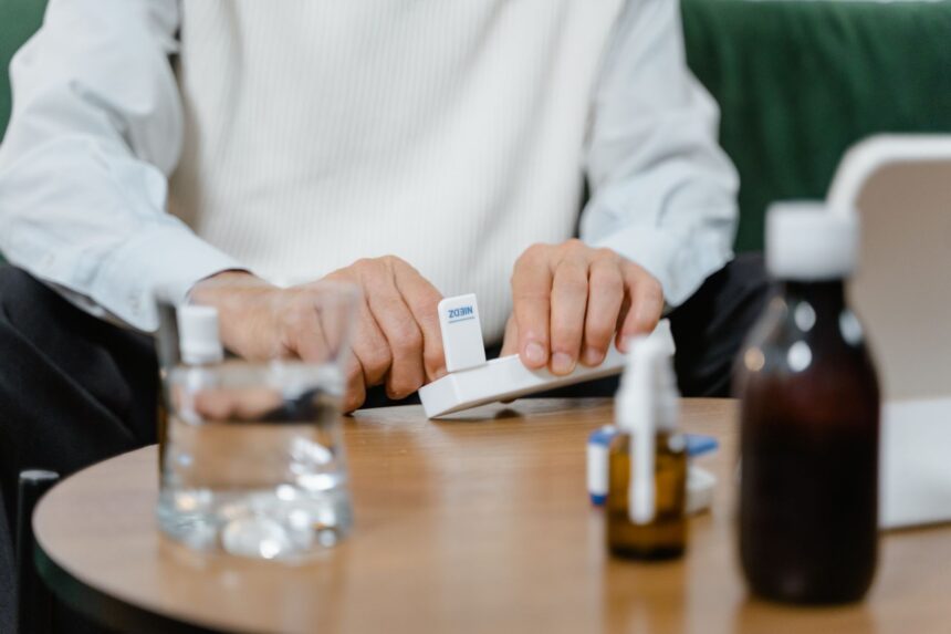 MHRA Medicines and Healthcare products Regulatory Agency logo with pharmacy symbols
