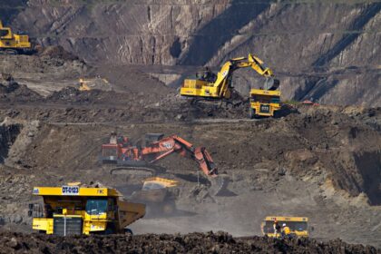 Rare earth mining operation showing environmental concerns in Myanmar