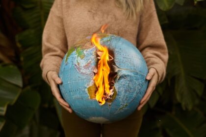 Illustration of research representation disparity between Global North and South Asian institutions in climate-health science