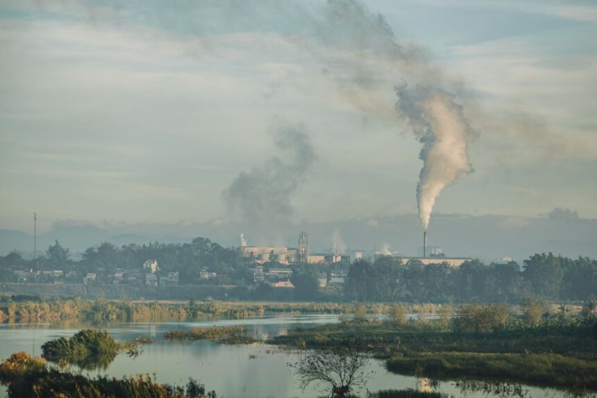 Map showing air pollution impacts from deforestation across Southeast Asian countries