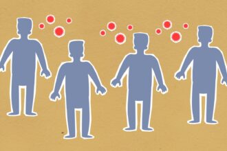 Mathematical epidemiological model showing infection transmission and population sustainability curves