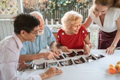 Chart showing UK healthy life expectancy stalling compared to other European nations