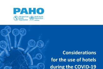 Cover of Considerations for the Use of Hotels during the COVID-19 Pandemic, Pan American Health Organization