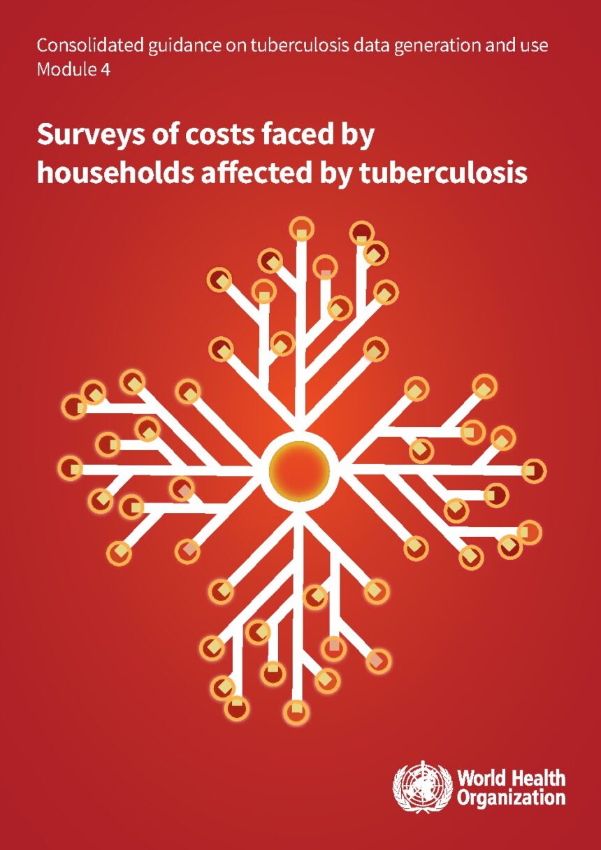Cover of Consolidated guidance on tuberculosis data generation and use: Module 4: Surveys of costs faced by households affected by tuberculosis, World Health Organization