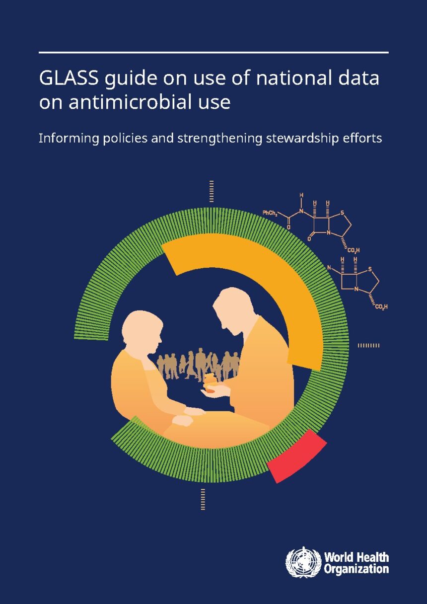 Cover of GLASS guide on use of national data on antimicrobial use: informing policies and strengthening stewardship efforts, World Health Organization