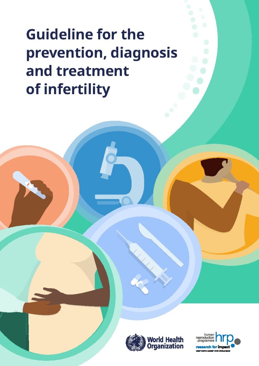 Cover of Guideline for the prevention, diagnosis and treatment of infertility, World Health Organization