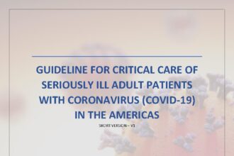 Cover of Guidelines for Critical Care of Seriously Ill Adult Patients with Coronavirus (COVID-19) in the Americas (Short Version), Pan American Health Organization
