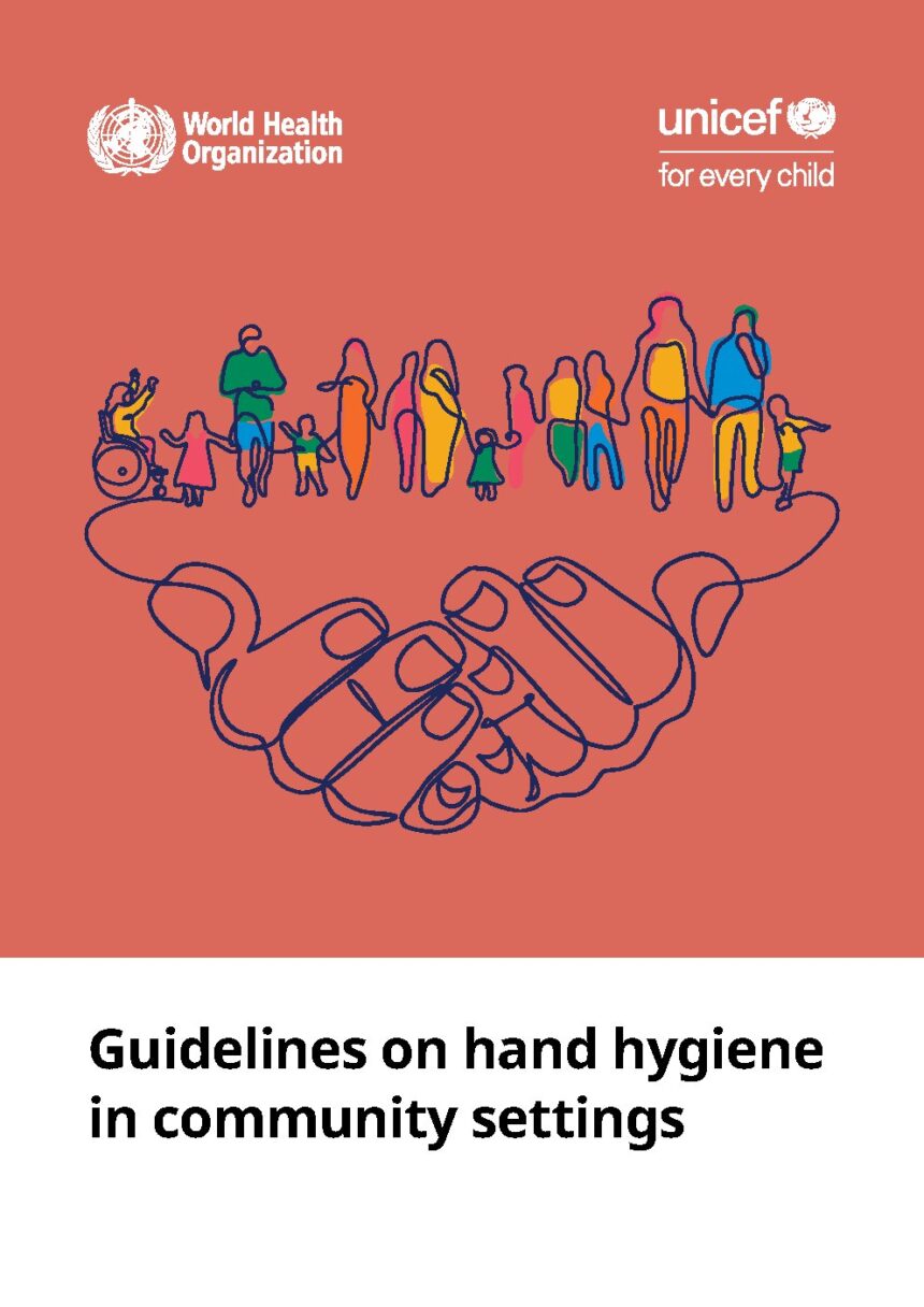 Cover of Guidelines on hand hygiene in community settings, World Health Organization