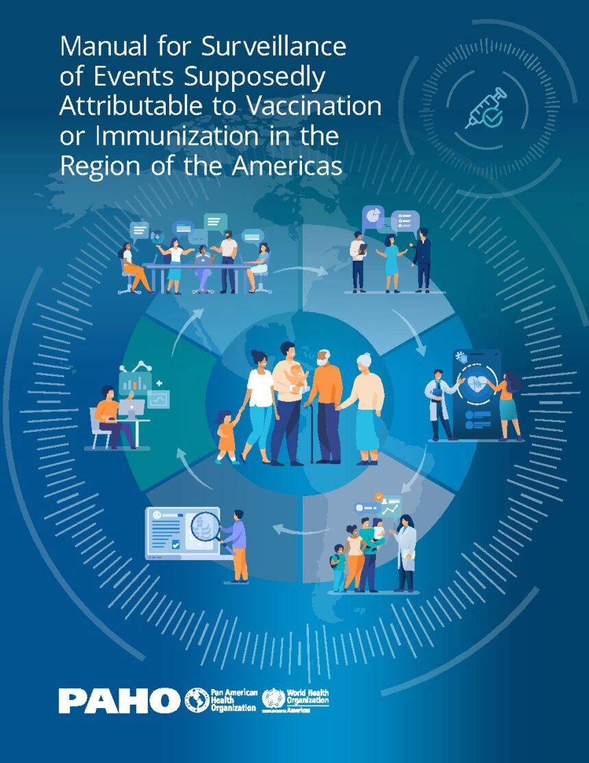 Cover of Manual for Surveillance of Events Supposedly Attributable to Vaccination or Immunization in the Region of the Americas, Pan American Health Organization