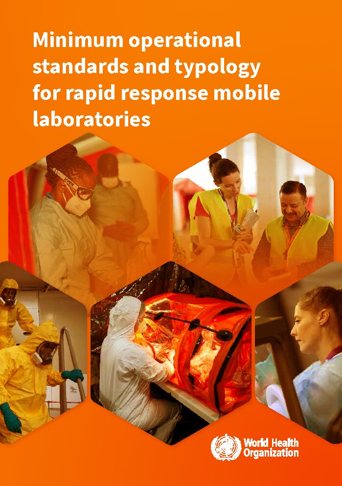 Cover of Minimum operational standards and typology for rapid response mobile laboratories, World Health Organization