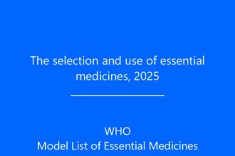 Cover of Model List of Essential Medicines, 24th list, World Health Organization