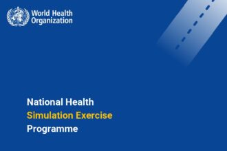 Cover of National Health Simulation Exercise Programme: implementation guidance to strengthen emergency preparedness, readiness and response, World Health Organization