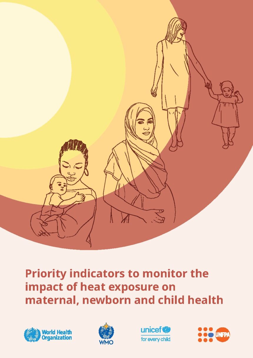 Cover of Priority indicators to monitor the impact of heat exposure on maternal, newborn and child health, World Health Organization