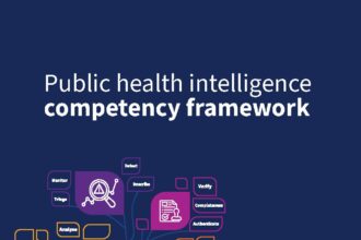 Cover of Public health intelligence competency framework, World Health Organization