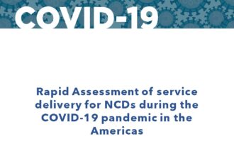 Cover of Rapid Assessment of service delivery for NCDs during the COVID-19 pandemic in the Americas, Pan American Health Organization