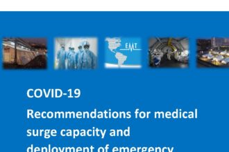 Cover of Recommendations for medical surge capacity and deployment of emergency medical teams, Pan American Health Organization