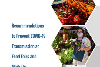 Cover of Recommendations to Prevent COVID-19 Transmission at Food Fairs and Markets, Pan American Health Organization