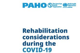 Cover of Rehabilitation considerations during the COVID-19 outbreak, Pan American Health Organization