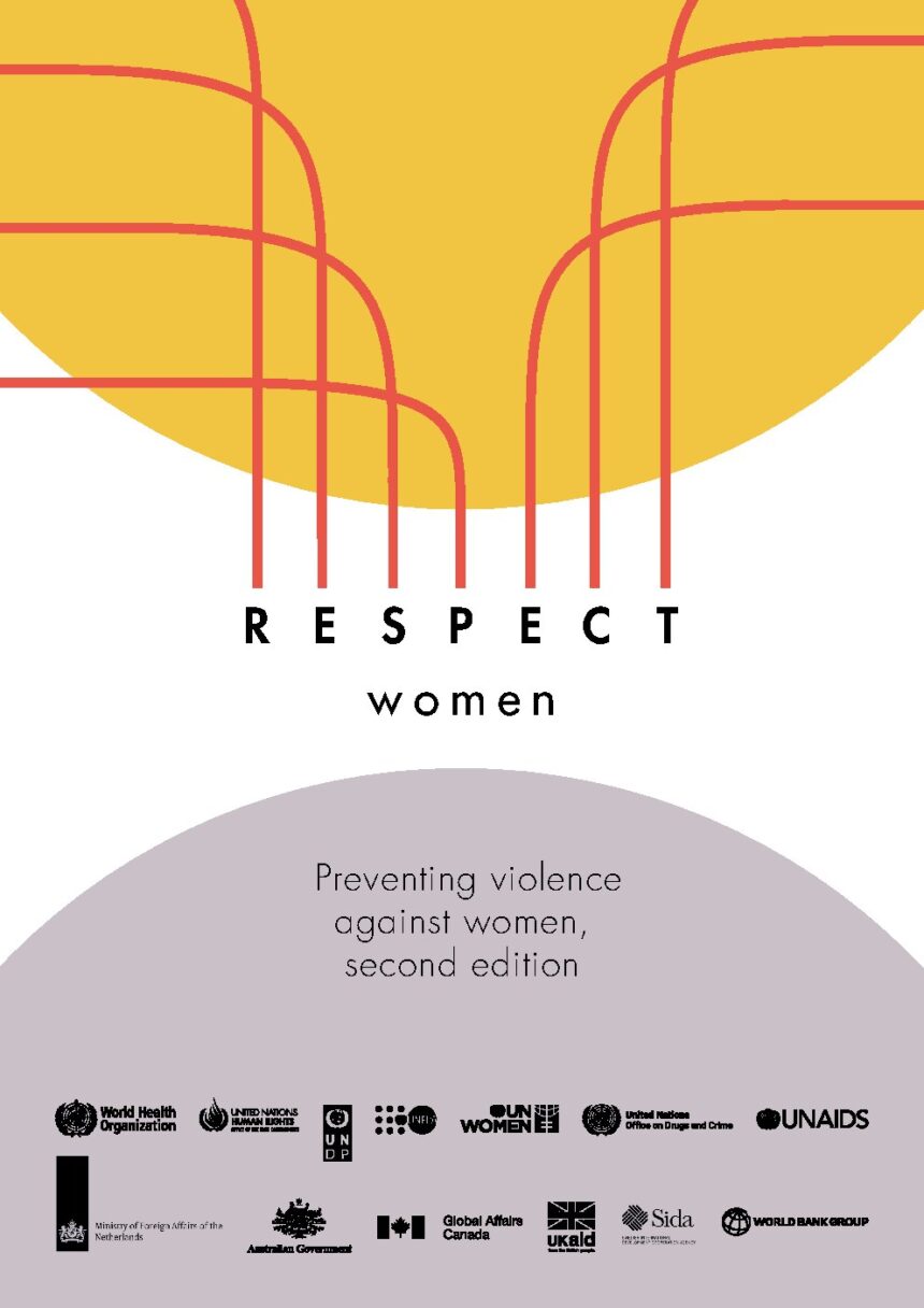 Cover of RESPECT women: preventing violence against women, 2nd edition, World Health Organization