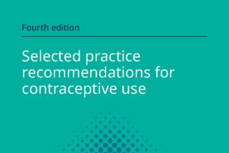 Cover of Selected practice recommendations for contraceptive use, 4th edition, World Health Organization
