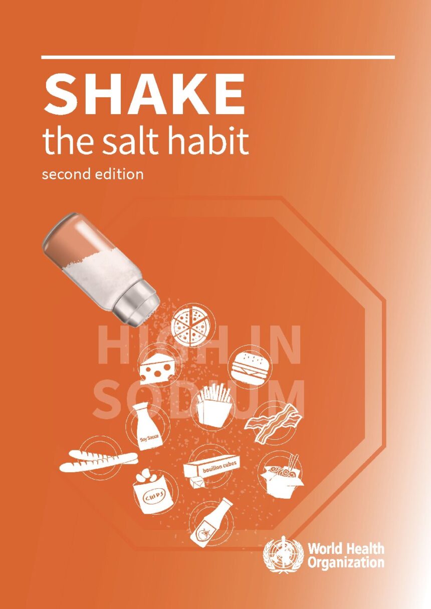 Cover of SHAKE the salt habit, 2nd edition, World Health Organization
