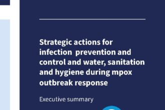Cover of Strategic actions for infection prevention and control and water, sanitation and hygiene during mpox outbreak response, World Health Organization