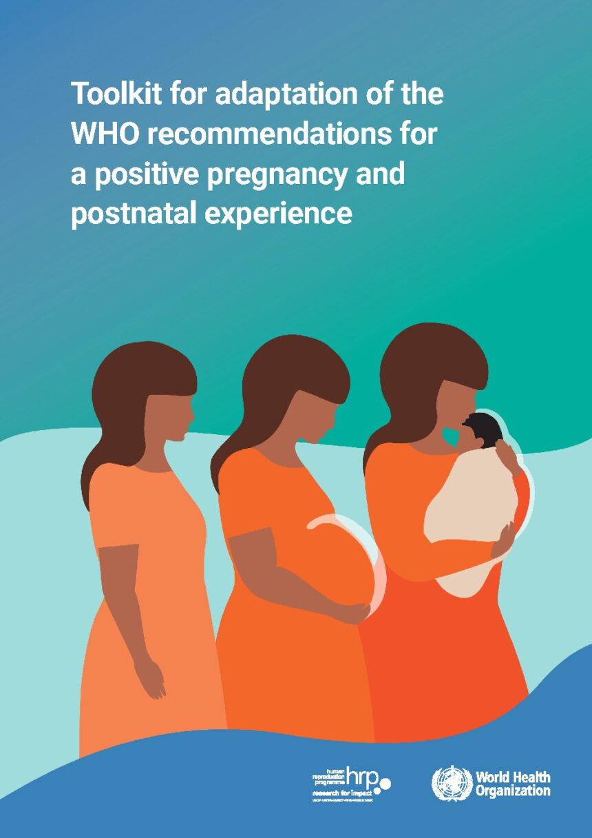 Cover of Toolkit for adaptation of the WHO recommendations for a positive pregnancy and postnatal experience, World Health Organization