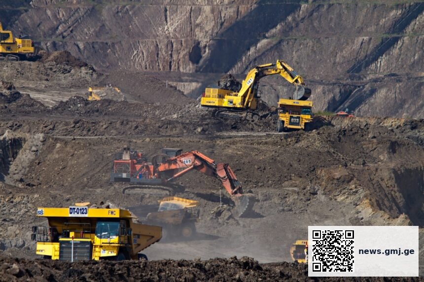 Rare earth mining operation showing environmental concerns in Myanmar