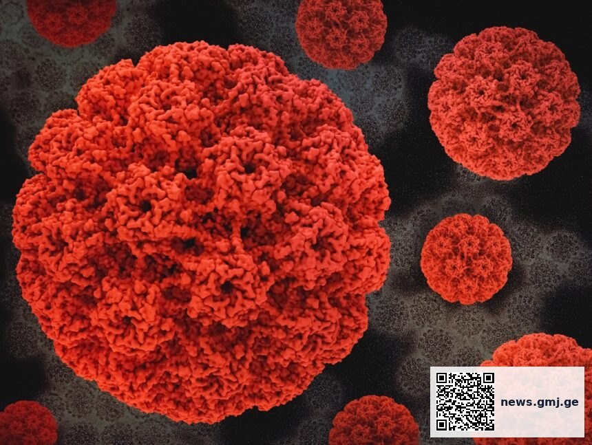 Scientific illustration showing genetic mutations connecting blood cancer to Alzheimer's disease