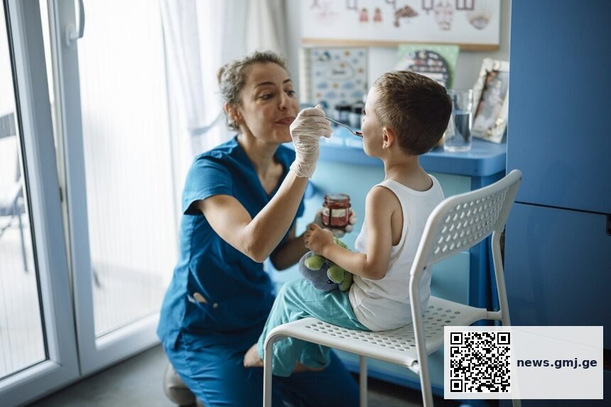 Healthcare worker in Gaza treating malnourished child; ceasefire does not restore medical access
