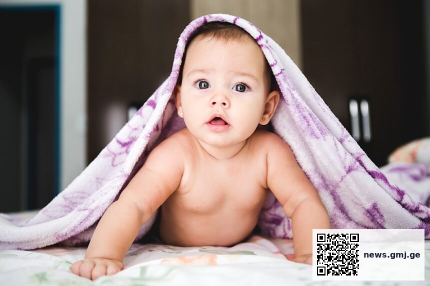 Abstract representation of infant development milestones and malaria prevention